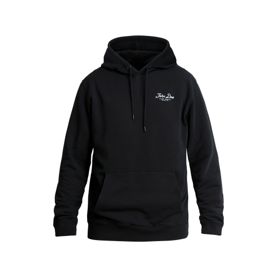 Hoodie JD Lettering Black