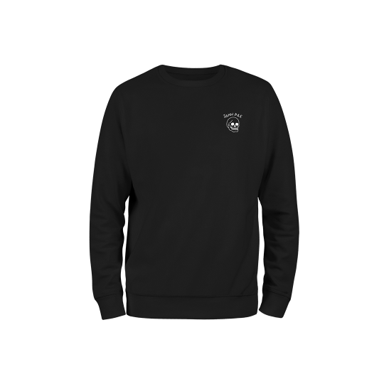 Sweater Live Fast Skull Black / Embroidery