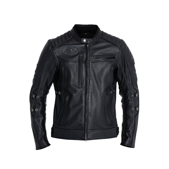 Technical Leather Jacket with XTM