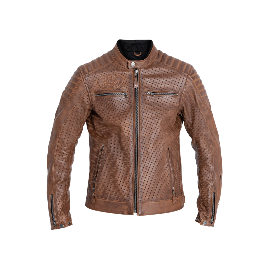 Leather Jacket Storm Tobacco