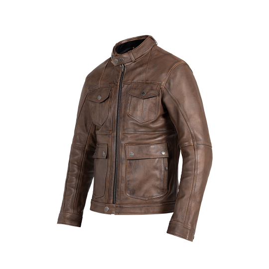 Leather Jacket Drifter Brown