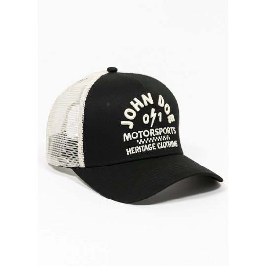 Trucker Hat Black /White- one size																																																										